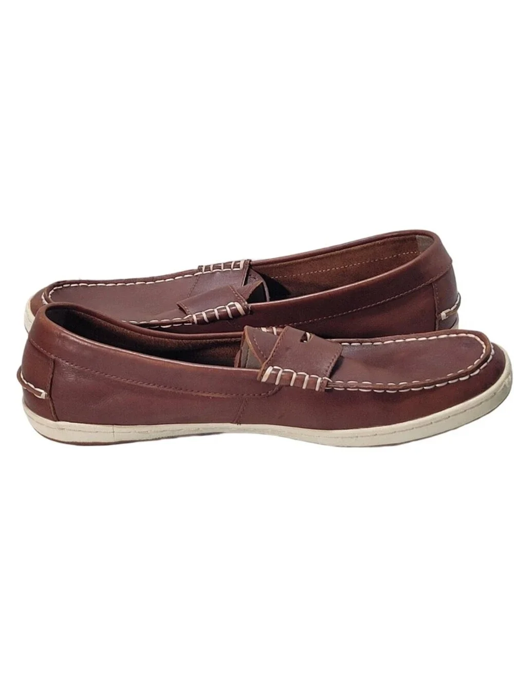 Cole Haan Pinch Weekender Roadtrip Slip On Leather Shoes Men's Size 10.5 M Brown